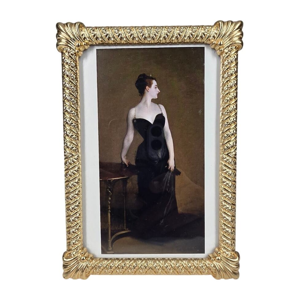 NICOLE MILLER NEW YORK ORNATE GOLD PHOTO FRAME – 6.5" × 4.5" – NWT